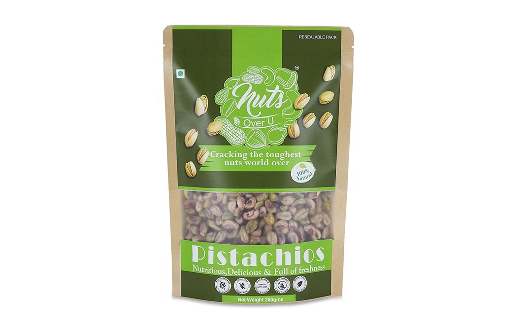 Nuts Over U Pistachios    Pack  250 grams